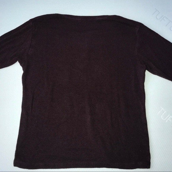 maroon brandy long sleeve - Picture 3 of 3